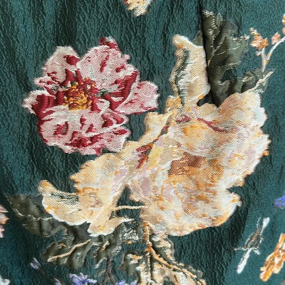 Marchesa Notte Strapless Floral Midi Dress size 12 - Picture 7 of 9